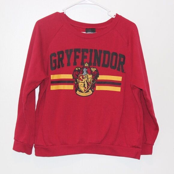 Harry Potter gryffindor Red Long Sleeve Crew Neck Pullover Sweater Size s - Picture 1 of 8